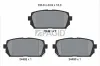 Bremsbelagsatz, Scheibenbremse Hinterachse PAGID T1661N