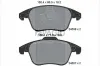 Bremsbelagsatz, Scheibenbremse Vorderachse PAGID T2013N