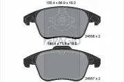 Bremsbelagsatz, Scheibenbremse Vorderachse PAGID T2013N