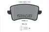Bremsbelagsatz, Scheibenbremse Hinterachse PAGID T1736N
