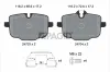 Bremsbelagsatz, Scheibenbremse Hinterachse PAGID T2430N