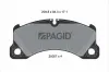 Bremsbelagsatz, Scheibenbremse Vorderachse PAGID T2056N