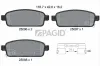 Bremsbelagsatz, Scheibenbremse Hinterachse PAGID T2298N