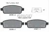 Bremsbelagsatz, Scheibenbremse Hinterachse PAGID T1957N
