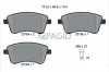 Bremsbelagsatz, Scheibenbremse Vorderachse PAGID T1973N
