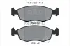 Bremsbelagsatz, Scheibenbremse Vorderachse PAGID T2139N
