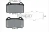 Bremsbelagsatz, Scheibenbremse Hinterachse PAGID T2281N