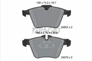 Bremsbelagsatz, Scheibenbremse Vorderachse PAGID T2266N