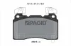 Bremsbelagsatz, Scheibenbremse Vorderachse PAGID T2817N