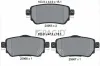 Bremsbelagsatz, Scheibenbremse Hinterachse PAGID T2343N