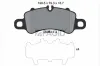 Bremsbelagsatz, Scheibenbremse Vorderachse PAGID T2626N