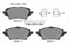 Bremsbelagsatz, Scheibenbremse Hinterachse PAGID T2853N