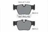 Bremsbelagsatz, Scheibenbremse Hinterachse PAGID T2349N
