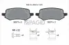 Bremsbelagsatz, Scheibenbremse Hinterachse PAGID T2896N