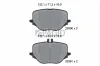Bremsbelagsatz, Scheibenbremse Hinterachse PAGID T2914N