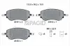 Bremsbelagsatz, Scheibenbremse Vorderachse PAGID T2932N