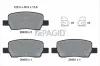 Bremsbelagsatz, Scheibenbremse Hinterachse PAGID T2937N