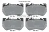 Bremsbelagsatz, Scheibenbremse Vorderachse PAGID T5173N