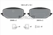 Bremsbelagsatz, Scheibenbremse Vorderachse PAGID T3179N