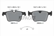 Bremsbelagsatz, Scheibenbremse Hinterachse PAGID T4259N