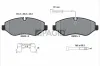 Bremsbelagsatz, Scheibenbremse PAGID C9005N