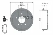 Bremstrommel Hinterachse PAGID 62921N