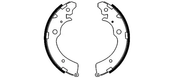 Bremsbackensatz Hinterachse PAGID H8845N
