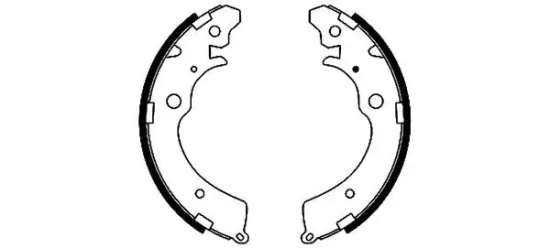 Bremsbackensatz Hinterachse PAGID H8845N Bild Bremsbackensatz Hinterachse PAGID H8845N
