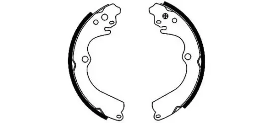 Bremsbackensatz Hinterachse PAGID H8675N Bild Bremsbackensatz Hinterachse PAGID H8675N