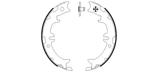 Bremsbackensatz, Feststellbremse Hinterachse PAGID H9615N Bild Bremsbackensatz, Feststellbremse Hinterachse PAGID H9615N