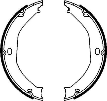 Bremsbackensatz, Feststellbremse Hinterachse PAGID H1721N Bild Bremsbackensatz, Feststellbremse Hinterachse PAGID H1721N