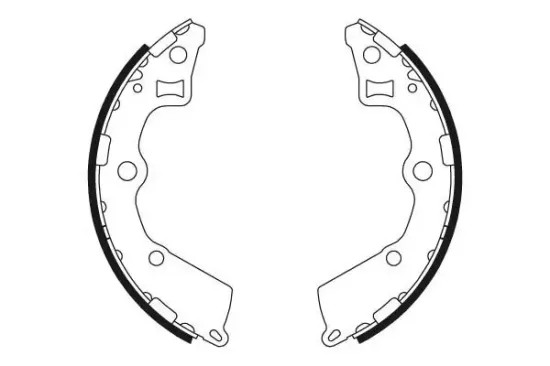 Bremsbackensatz Hinterachse PAGID H1733N Bild Bremsbackensatz Hinterachse PAGID H1733N