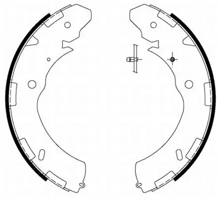 Bremsbackensatz Hinterachse PAGID H1734N Bild Bremsbackensatz Hinterachse PAGID H1734N