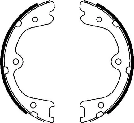 Bremsbackensatz, Feststellbremse Hinterachse PAGID H1736N Bild Bremsbackensatz, Feststellbremse Hinterachse PAGID H1736N