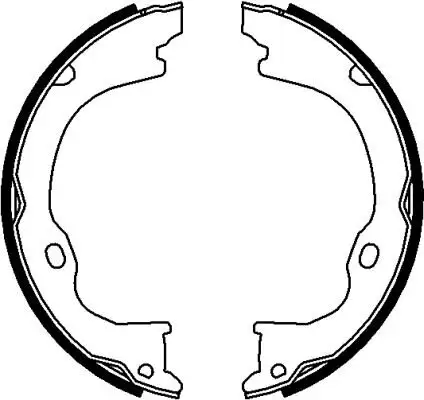 Bremsbackensatz, Feststellbremse Hinterachse PAGID H1739N Bild Bremsbackensatz, Feststellbremse Hinterachse PAGID H1739N