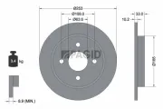 Bremsscheibe Hinterachse PAGID 51008NC