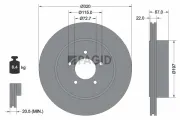 Bremsscheibe Hinterachse PAGID 54772NC