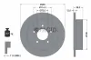 Bremsscheibe Hinterachse PAGID 54940NC