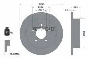 Bremsscheibe Hinterachse PAGID 54940NC