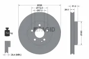 Bremsscheibe Vorderachse PAGID 55416NC