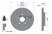 Bremsscheibe Vorderachse PAGID 56296NC