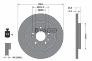 Bremsscheibe Hinterachse PAGID 56475NC