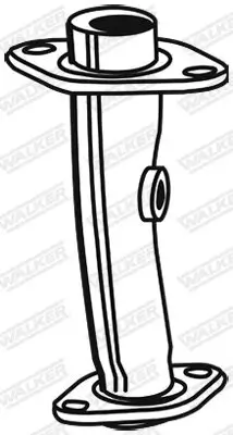 Abgasrohr vorne WALKER 02728