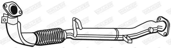 Abgasrohr vorne WALKER 04498 Bild Abgasrohr vorne WALKER 04498