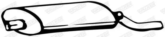 Endschalldämpfer hinten WALKER 04773 Bild Endschalldämpfer hinten WALKER 04773