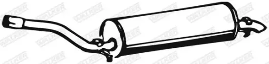 Endschalldämpfer WALKER 05071 Bild Endschalldämpfer WALKER 05071