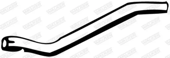 Abgasrohr Mitte WALKER 05095 Bild Abgasrohr Mitte WALKER 05095