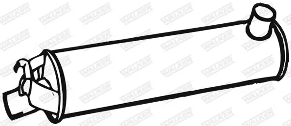 Mittelschalldämpfer WALKER 06655