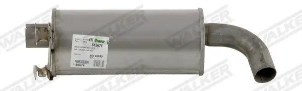 Mittelschalldämpfer WALKER 06674