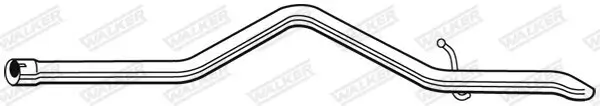 Abgasrohr WALKER 07797